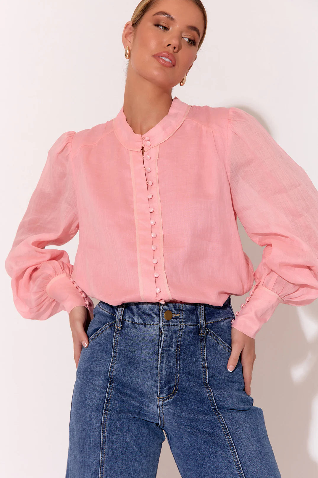 Samantha Shirt - Pink Business