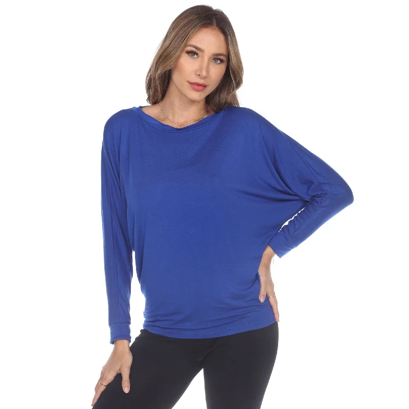 White Mark Womens Banded Dolman Top Soft Tunic Off Shoulder Multiple Colors Sizes Elegant Women's Formal White Mark Womens Banded Dolman Top Soft Tunic Off Shoulder Multiple Colors Sizes Elegant Women's Formal