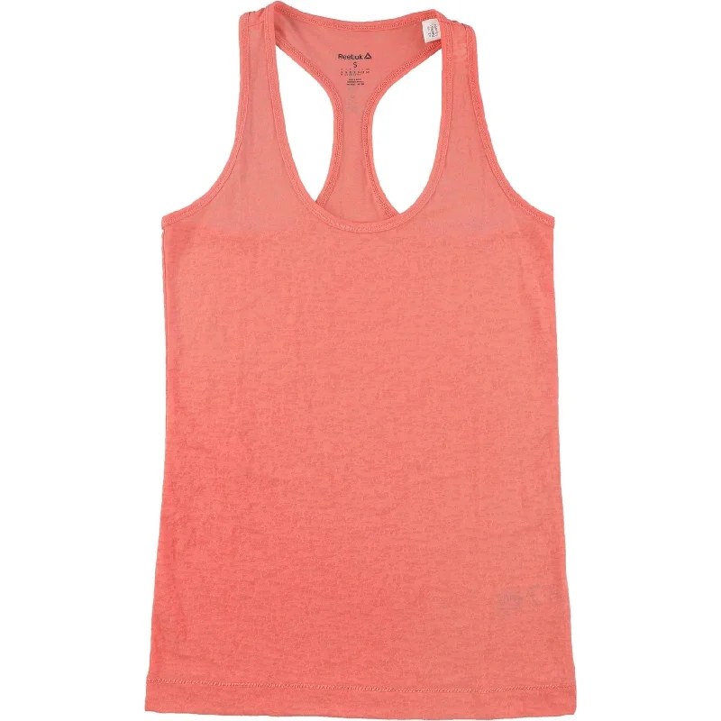 Reebok Womens Textured Racerback Tank Top Confident Women's High - fashion
