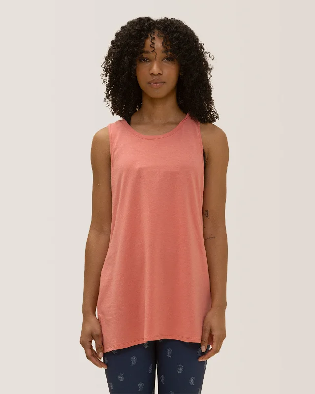 Astral Tank - Coral Hip Women's Retro