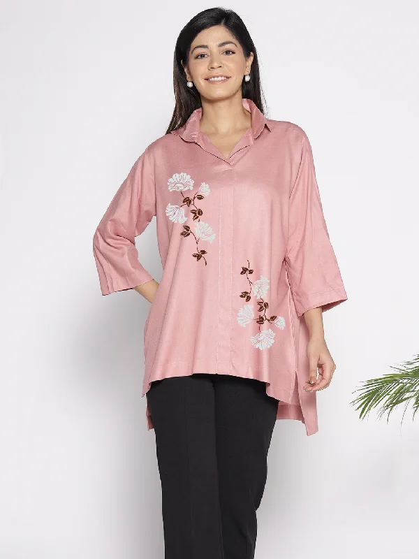 Blush Rayon ShirtTop - Azucena Rugged Women's Outdoor 