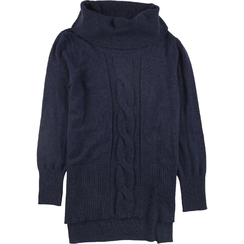 I-N-C Womens Cable Tunic Sweater Athletic Women's 
