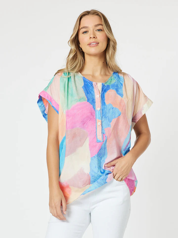 Esperance Top - Multi Classic Women's Pin - striped