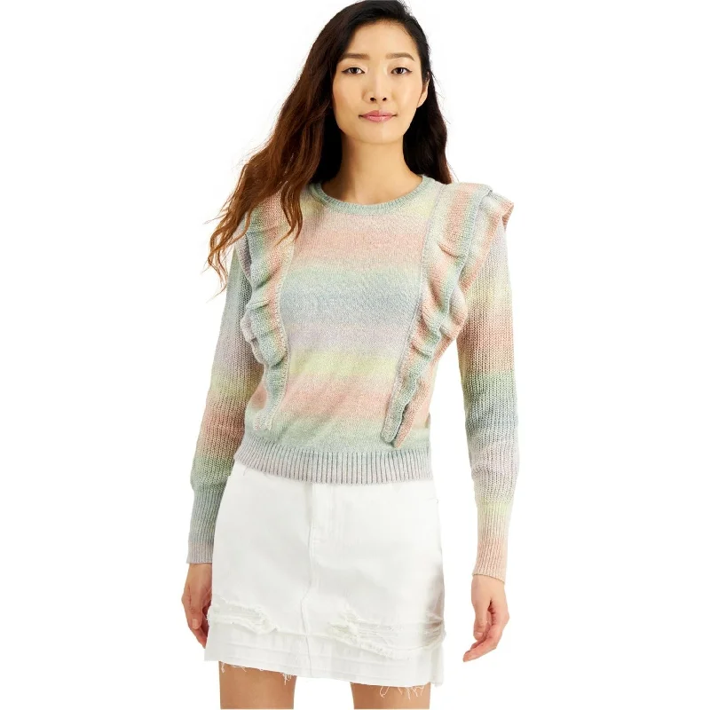 I-N-C Womens Ruffled Pullover Sweater Youthful Women's Pop