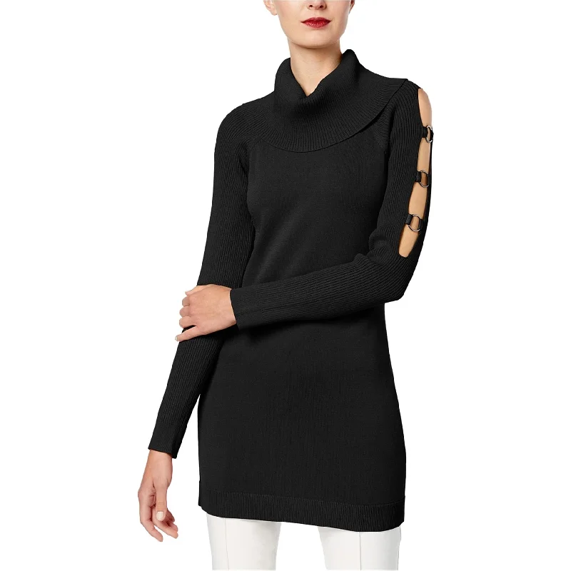 I-N-C Womens Cut Out Tunic Sweater Sporty Women's Tennis
