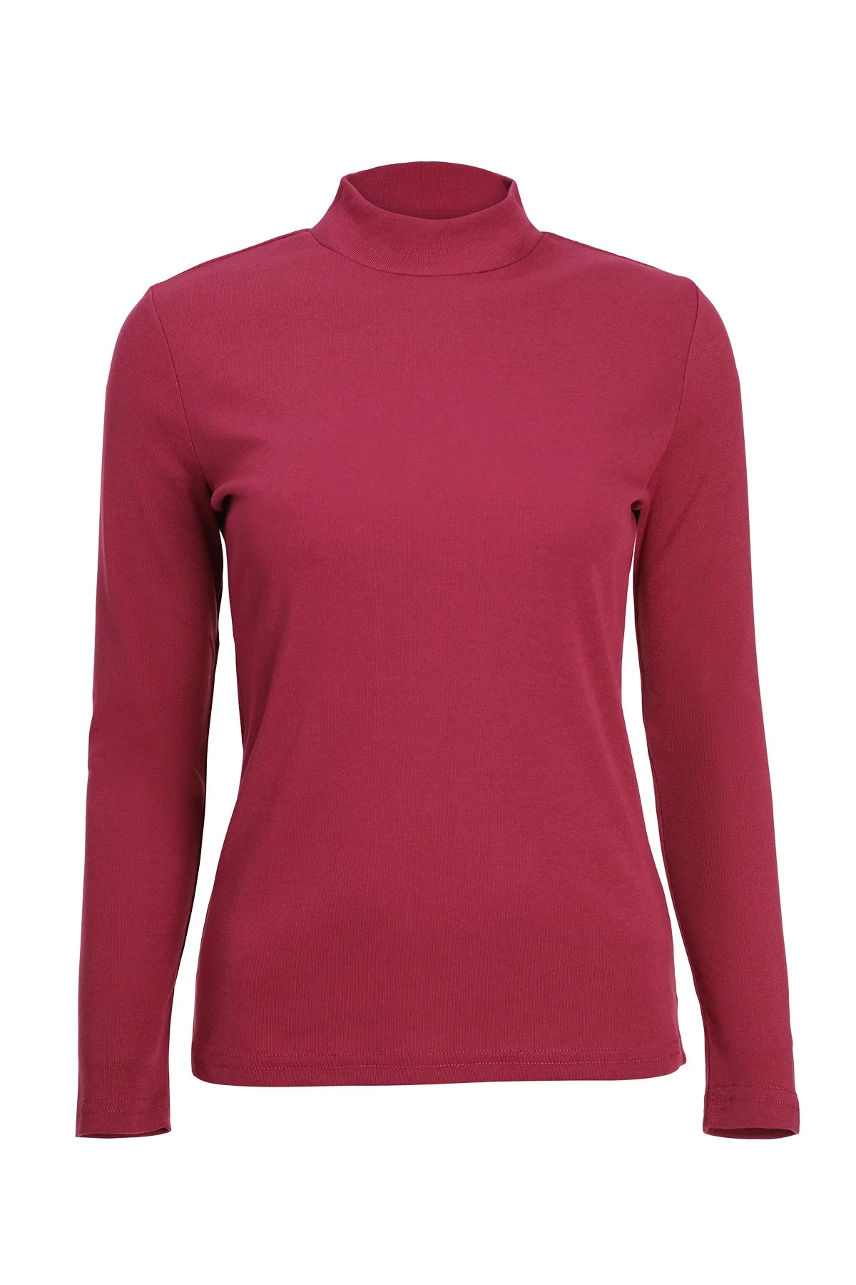 Roll Neck Skivvy - Pink Sharp Women's Italian