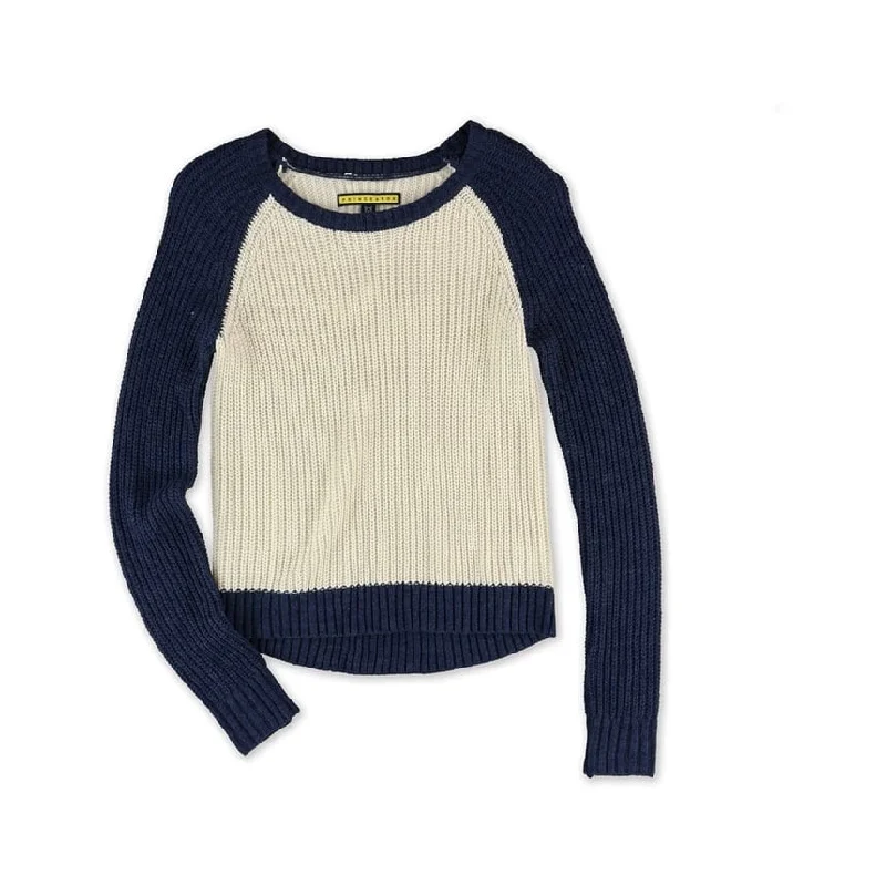 Aeropostale Womens Baseball Popover Pullover Sweater, Off-White, X-Small Tough Women's Military - inspired