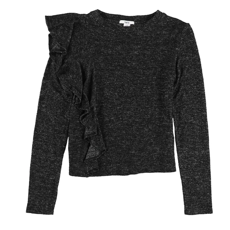 Bar Iii Womens Asymmetrical Ruffled Pullover Sweater Artistic Women's Hand - painted Bar Iii Womens Asymmetrical Ruffled Pullover Sweater Artistic Women's Hand - painted