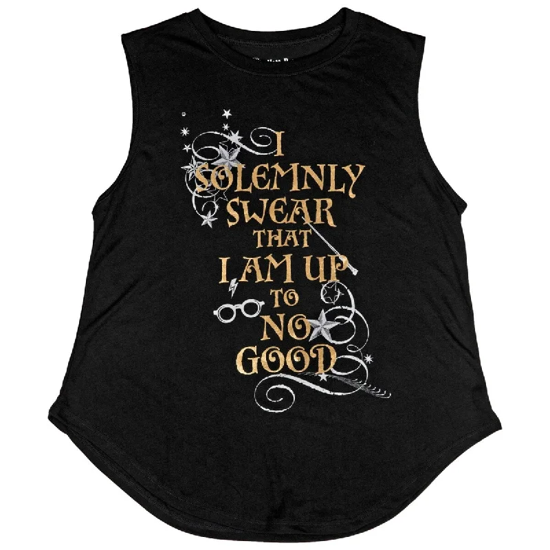 Harry Potter I Solemnly Swear That I Am Up To No Good Juniors Tank Top Compression